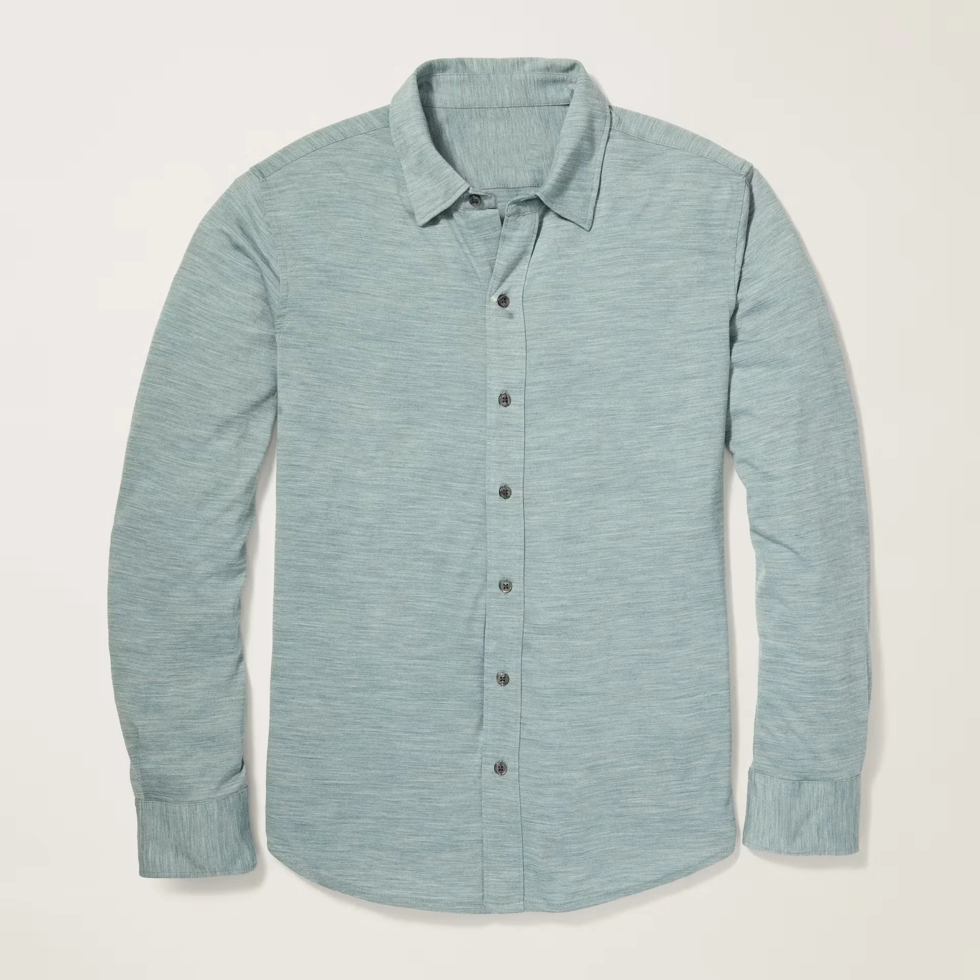 Men's Performance Relaxed Fit Shirts Long Sleeve Button Down Blank Shirts for Men