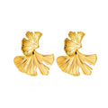 MIENTER New Design Earrings Jewelry Fashion Luxury Gold Plated Women Stainless Steel Earings