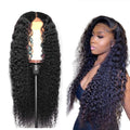Quality Natural Color Water Wave Human Hair Wigs Indian Human Hair 13X4 Lace Front Wigs Curly Lace Closure Wigs for Black Women