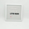 10" X10" Felt Letter Board Changeable Letter Board with Wooden Frame for Wall&Tabletop Display Decor