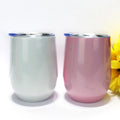 Auplex Wholesale High Quality Oversize 15/18 oz Stainless Steel Eco-Friendly Egg Sublimation Tea/Water Tumbler Cup for Transfer