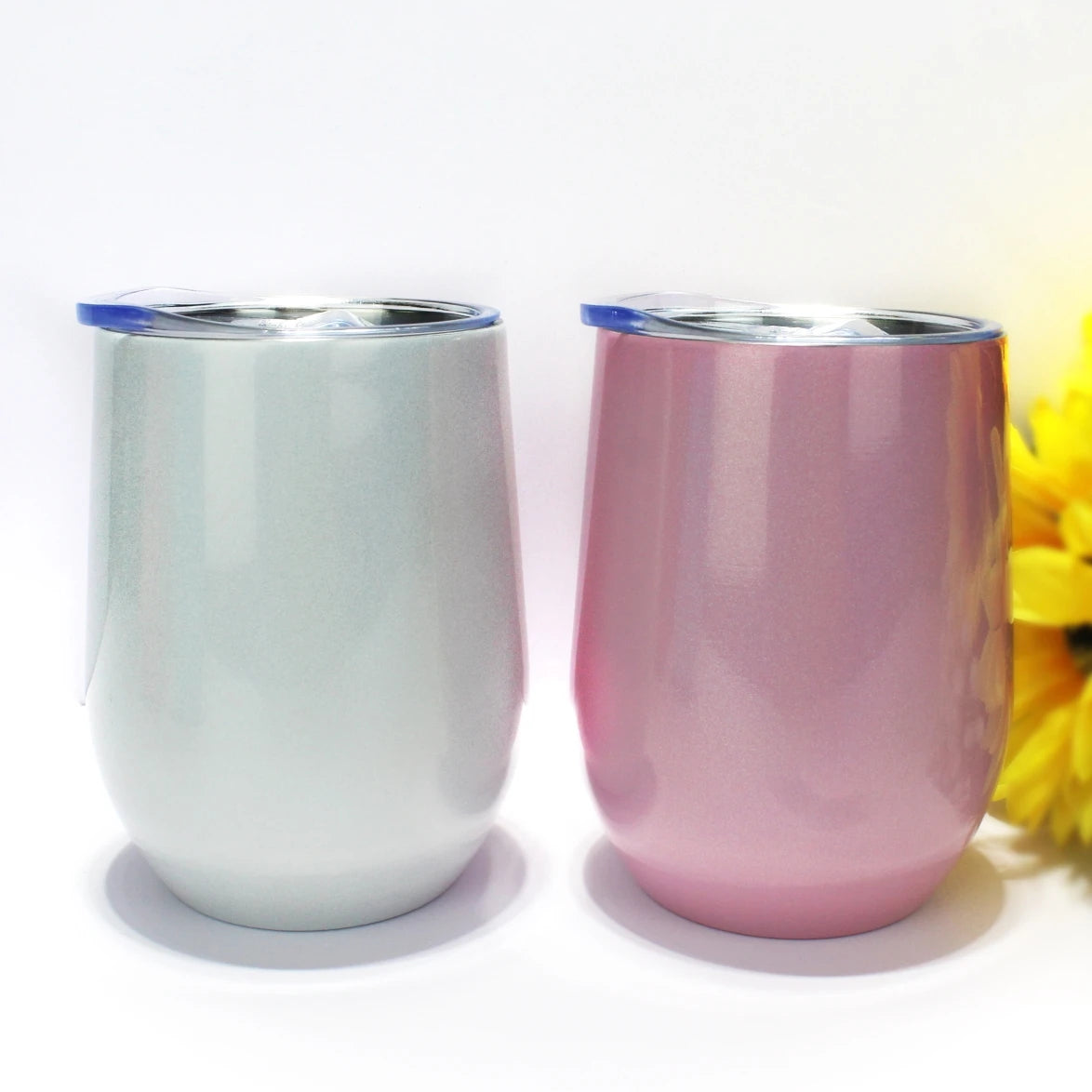 Auplex Wholesale High Quality Oversize 15/18 oz Stainless Steel Eco-Friendly Egg Sublimation Tea/Water Tumbler Cup for Transfer