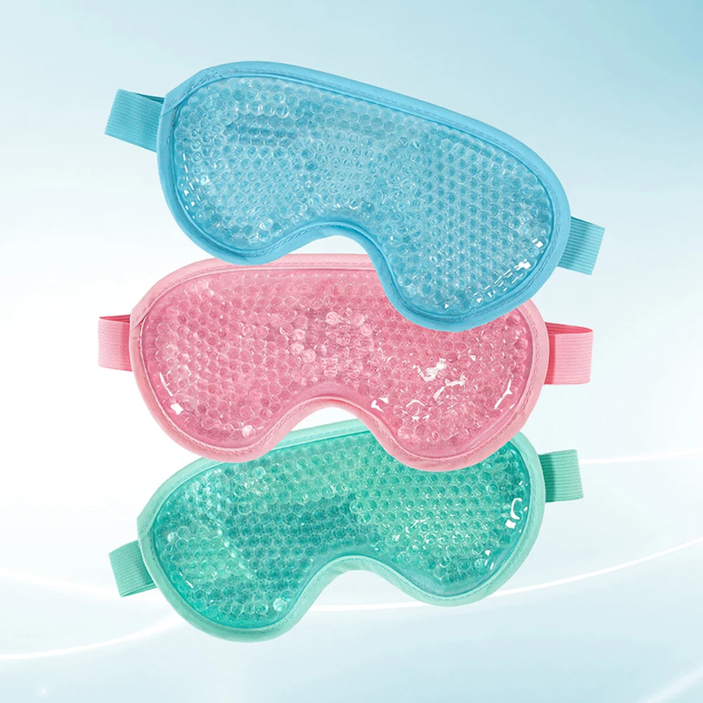 Wholesale Cool Gel Compress Sleep Ice Eye Mask Relaxing Cooling Gel Eye Mask Cold Soothing Cooling Eye Gel Mask