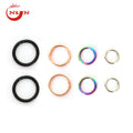 Wholesale Heavy Duty Iron O Rings 5-50mm Thick Rust Proof Metal Round Rings for Bags Backpacks Hardware