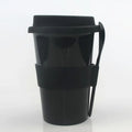 500ml Biodegradable Ceramic Coffee Cup Polylactic Acid Material with Eco-friendly Lid for Camping Environmentally Friendly