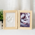 Dog Paw Print Five-Inch Pet Footprints Hand Print Mud Hand and Foot Print Commemorative Photo Frame