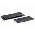 Unbreakable Restaurant Dinnerware 11 Inch Black Rectangle Melamine Plate