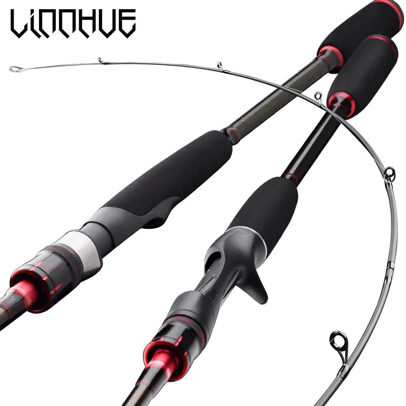LINNHUE Fishing Rods 2.1M 2.4M 2 Sections Lightweight Powerful Spinning Baitcasting Rod Fishing Portable Fishing Rod Blanks