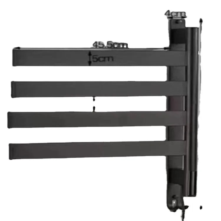 Stainless Steel Electric Temperature Towel Drying Rack ElectricTowel Rail Rotate APP Automatic Control Warmer Heater Towel Rack