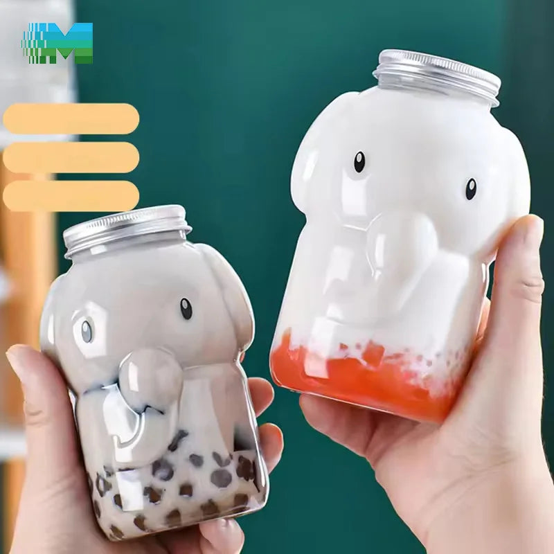 New Product 350ML Plastic Bottles Fruit Juice Garrafa De Plastico Custom Plastic Bottle Luxury Unique Shaped Plastic Bottles