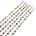 Wholesale Glasses Mask Rope Chain Colorful Glass Beads Glasses Chain Anti-Lost Eyeglasses Chain