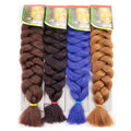 Wholesale 165g African Giant Dirty Braid Synthetic Wig 82 Inch XP Paper Card Packaging Hair Extension Multiple Tone