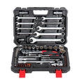 82Pcs Hand Operated Iron & CR-V Material Auto Repair Ratchet Wrench Socket Set Combination Tool Kit OEM Customizable