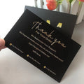 High Quality Business Card 2024 Paper Printing Thank You Card for Order Delivery