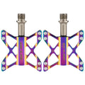 GUB GC-009 Rainbow Pedal Bicycle 9/16 MTB Mountain Bike Pedal Alu Mtb 3 Bearings Road Exercise X Ultra-light Colorful Pedal