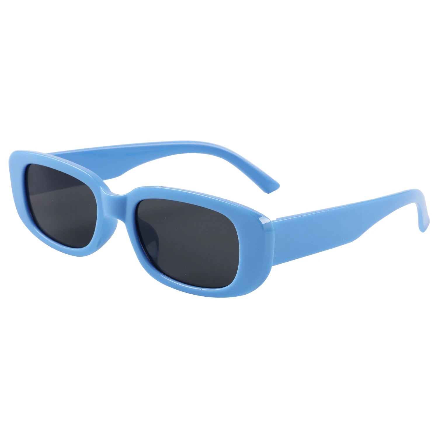 KROKODIL New Fashion Candy Color Cat Eye Sunglasses European and American Trend Small Frame UV400 Unisex Punk Street Style