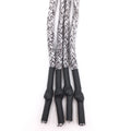 Wholesale Eco-Friendly 5mm Braided 100% Polyester Heat Shrink Tips Durable Transparent/Metal Tips Custom Length Draw Garment