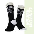 Men Custom Design Casual Sock Made Your Own Logo Sox Knitted Cotton Crew Sock Custom Logo Sock Manufacturers