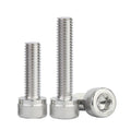 Weierjian SS304/316 Stainless Steel Knurled Full/Half Thread Cup Head Hex Cylindric Hexagon Socket Bolts M1-M10 A2-70/A4-80