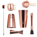 5-Piece Premium Boston Shaker Set Stainless Steel & Copper Cocktail Shaker Kit Top Selling Professional Bar Tools with Strainer