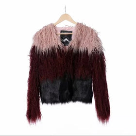 2026 Fox Faux Fur Coat for Women Formal Anti-Wrinkle Thick Fuzzy Soft Medium & Long Sizes