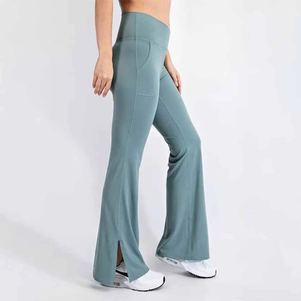 Women Soft Stretchy Yoga Pants High Waisted Leggings with Pockets