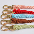 OKEYPETS Wholesale High Quality Dog Rope Leash Personalized Strong Colorful Pet Handmade Cotton Dog Leads
