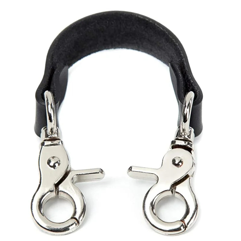 Wholesale Leather Anti-Sway Strap Firefighters Radio Strap Leather Radio Holder