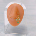 Gaby New Arrive Fake Nose Rings Nose Cuff Non Piercing Cute Bead Dangling Nose Ring Non Piercing Body Jewelry