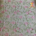 Wholesale Cheap Chemical Polyester African Colorful FLOWER Sequined Embroidery Eco-Friendly Mesh Lace Fabric XM-SL0059