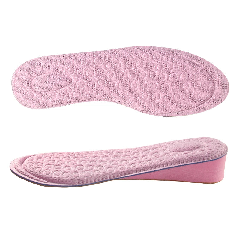Wholesale Height Increase Insole Invisible Heel Lift Pads Cushion Elevator Height Increase Insoles for Women Men MOQ 1 PAIR
