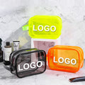 Customize Water Resistant Travel Wash Zipper Soft Handle for Beauty Pouch Set PVC Makeup Organizer Cosmetic Bags & Cases