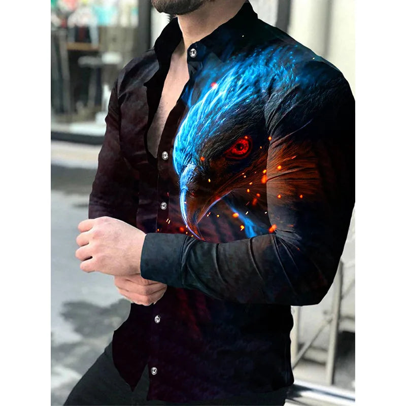 New Professional Slim Fit Shirt for Men Designer Polyester Button-Up Casual Shirts