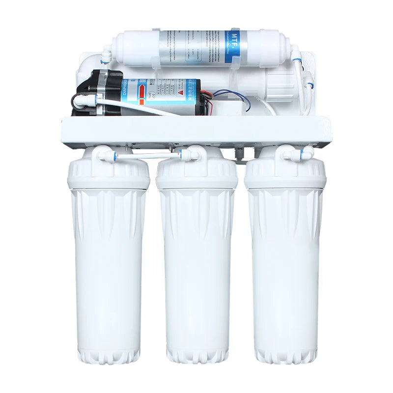 5-Stage 75GPD Reverse Osmosis Water Purification System Manual Power Source with Sweet Aftertaste Filters for Household Use