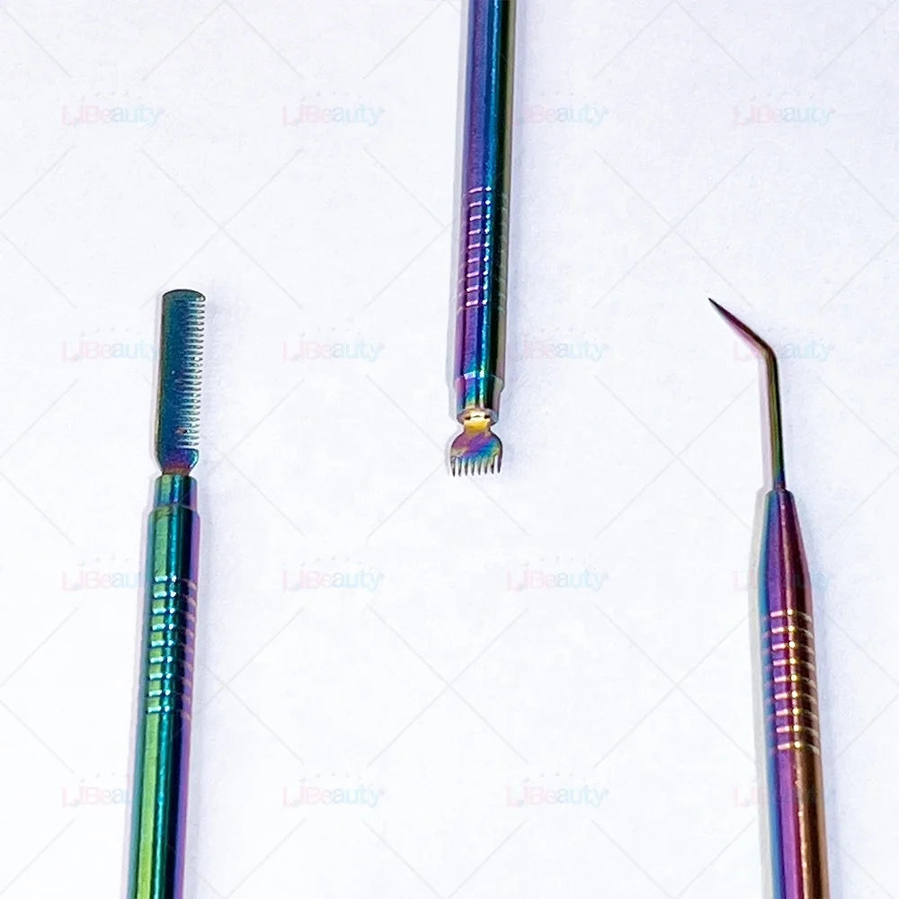 Best Quality Eyelash Lift Perming Tool Lash Separator Stainless Steel with Lash Isolation Comb Lash Lift Tools