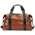Large Luxury Suitcase  Pu Leather Side Chest Sling Crossbody Luggage Travel Shoulder Messenger Bag for Men Women Other Cas