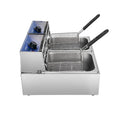 Commercial Double tank Electric Deep Fryer 5000W Commercial Fryer Electric Potato Chips Frying Machine