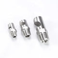 Wide Angle Cleaning Cooling 120 Degree 1/8" to 2'' Deflection Water Flat Fan Spray Nozzle Stainless Steel Flood Jet Nozzle