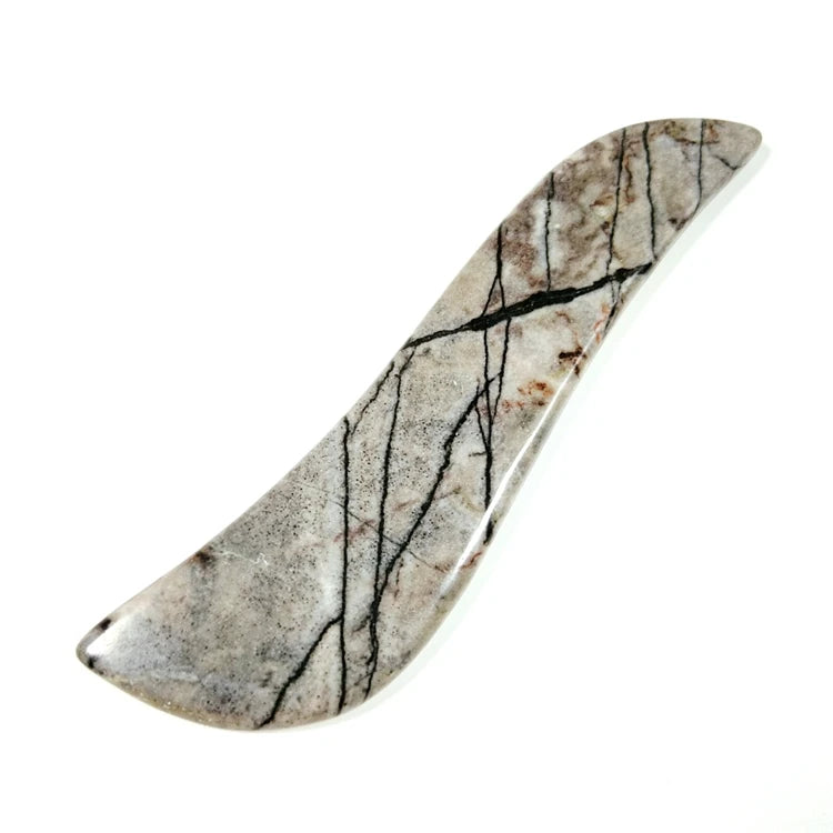 DIY Massage Tool Dolphin Shape Guasha Board Facial Massager Traditional Tool gua sha Picasso jasper