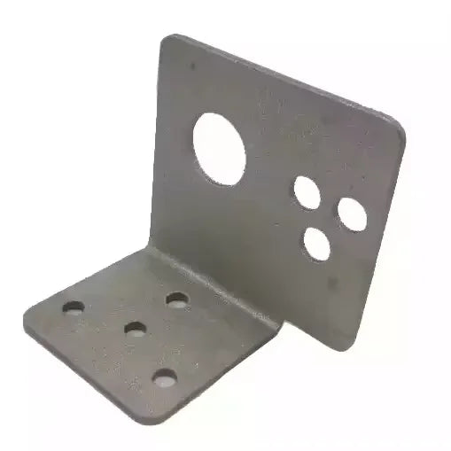 High Quality Custom Factory Wholesale Metal Stamping Parts Galvanized Steel Corner Bracket Triangle Iron Aluminium Shelf Bracket