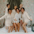 Fung Item 6002 Summer Pajamas Long Sleeve Shorts air Conditioning Suit Fashion White Ladies' Home Suit