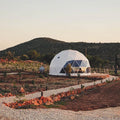 Outdoor Pvc Waterproof Garden Igloo Domes Tent Geodesic Glamping Pod Domos Tienda De Lujo