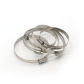 Factory Price American Type Stainless Steel Hose Clip and Throat Hoop Metal Clamp for Pole Mounted Inch Measurement System