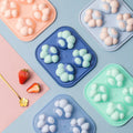 Hot Selling Creative Cat Claw Ice Cream Silicone Mold with Lid Mini Cheese Jelly Diy Mold