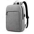 QXMOVING Business Office Laptop Backpack Women/Men Fashion Daily Life School Bags with USB Zipper Closure Polyester Lining Cheap