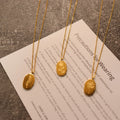 Chris April Fashion Jewelry PVD Gold Plated 316L Stainless Steel Custom Flower Language Rose Pendant Necklace for Women