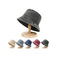 2023 Custom Printed and Embroidered Bucket Hat Unisex High Quality Washed Denim Frayed Fisherman Hat