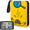 Card Binder Compatible with Credit Card Holds up to 400+ Cards PU Material Organizer Portable Carry Travel Cover Storage Bag