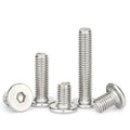 Stainless Steel 304 Ultra-Thin Head Bolt M2-M12 Allen Bolt with Hex Socket Plain Finish Cap Screw to GB Standard