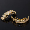 The New Custom Hiphop CZ Fashion Zircon Denture 8 Gold Denture Luxury Design Is Specially Designed for Men As a Gift